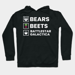 Bears - Beets - Battlestar Galactica - Adult Hoodie